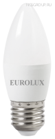 Лампа светодиодная EUROLUX LL-E-C37-6W-230-4K-E27