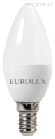 Лампа светодиодная EUROLUX LL-E-C37-5W-230-4K-E14