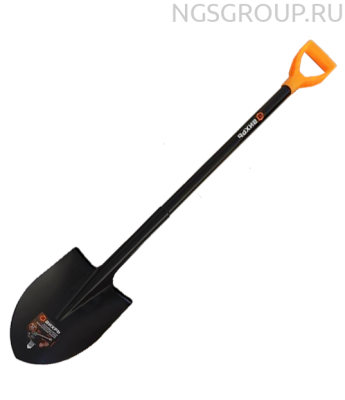 Штыковая лопата Вихрь с изогнутой тулей, металлический черенок