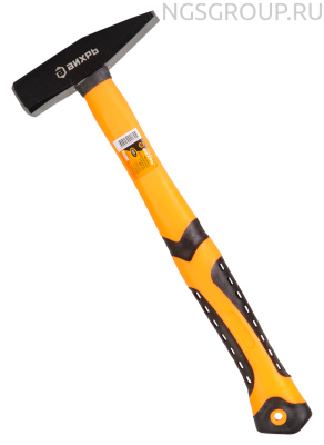 Молоток 400гр. Квадратный боёк, фиберглассовая двухкомпонентная ручка, Вихрь