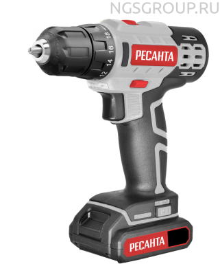 Дрель-шуруповерт аккумуляторная Ресанта ДА-50Л2-18А