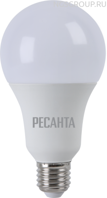 Лампа светодиодная РЕСАНТА LL-R-A80-20W-230-4K-E27